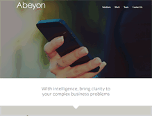 Tablet Screenshot of abeyon.com